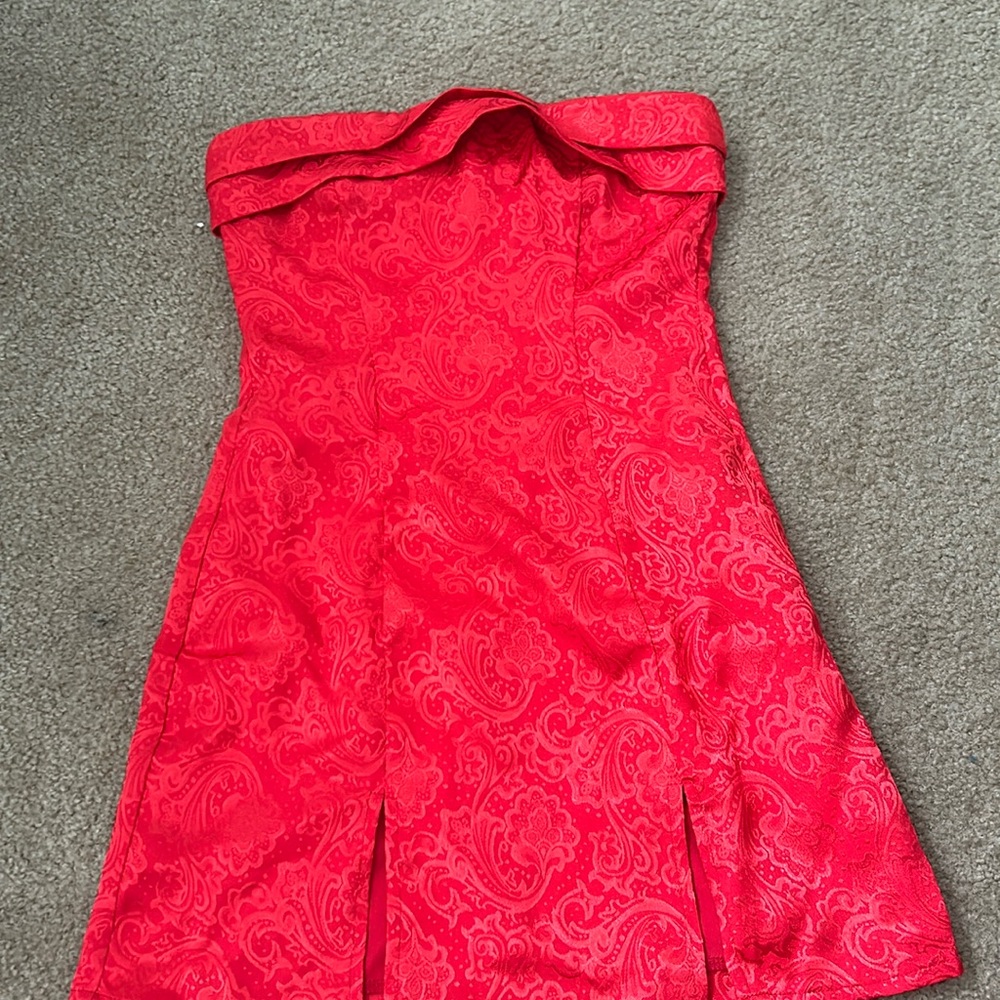 Lucy in the sky red dress